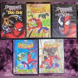 Spider-Man 5pc Movie Bundle DVD Lot